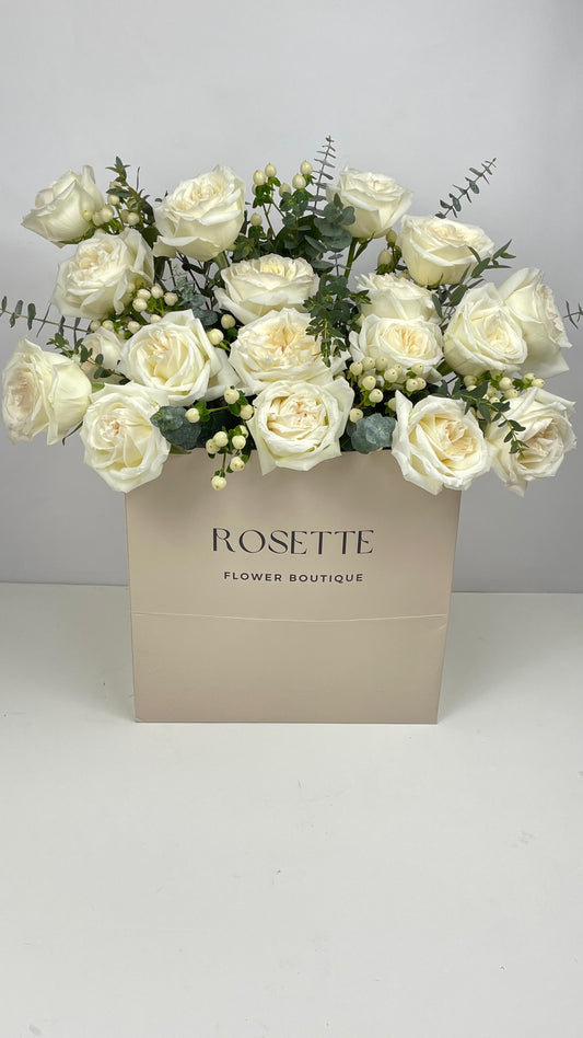 OHARA FLOWERS PAPER BAG ARRANGEMENT