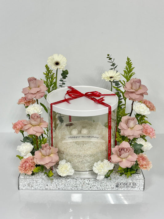 CAKE FLOWER ARRANGEMENT